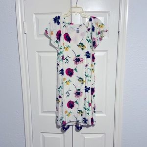 Like new, Old Navy, Womens flutter sleeve dress, Sz L